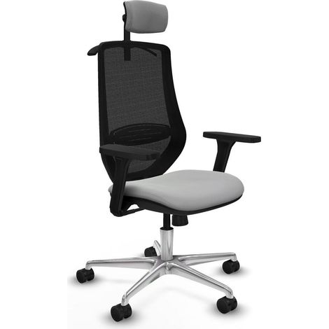 Piqueras y Crespo Mardos chaise bureau gris clair confortable