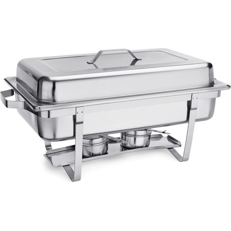 Chafing Dish en Acier Inoxydable L 630 mm l 350 mm H 330 mm - Was Germany