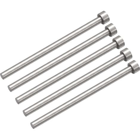 5 pcs Gerade Auswerferstifte Pin Punches, 8mm (5/16") DM Werkzeug 65Mn Stahl Rundspitzenstempel (1/5)