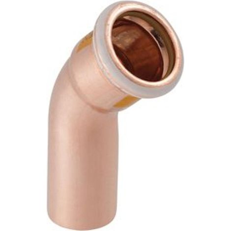 Geberit Mapress cuivre coude avec extrémité à emboîter (gaz), DN 32, 34525 (1/2)