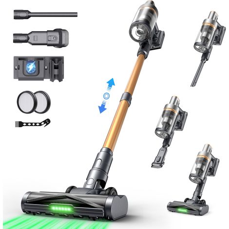 Aspirapolvere Senza Fili Ultra Potente - 65 kPa, 650W, 75 min, 1,6L, Tubo Telescopico, Display LED Intelligent (1/5)