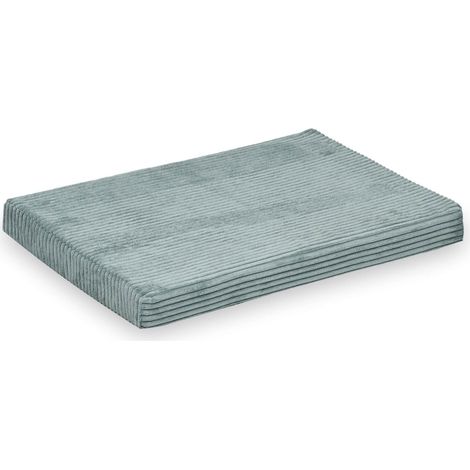 Tapis de jeu en mousse, velours côtelé, vert menthe clair (1/5)