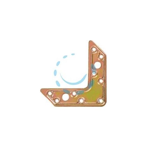 PIASTRA DI GIUNZIONE AD ANGOLO PESANTE ART.752 - mm.120x83x30x2,2
