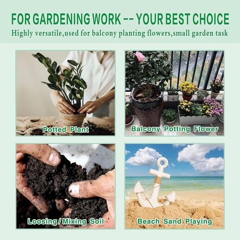 Kit d'outils de jardinage 4 pièces – Outils à main robustes (1/5)