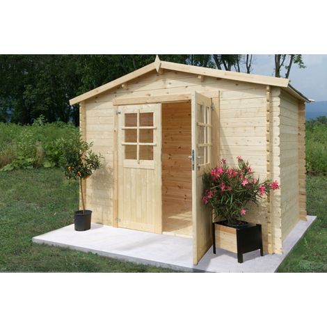 Casetta AMBRA in legno nordico 300X200X226H senza pavimento (1/10)
