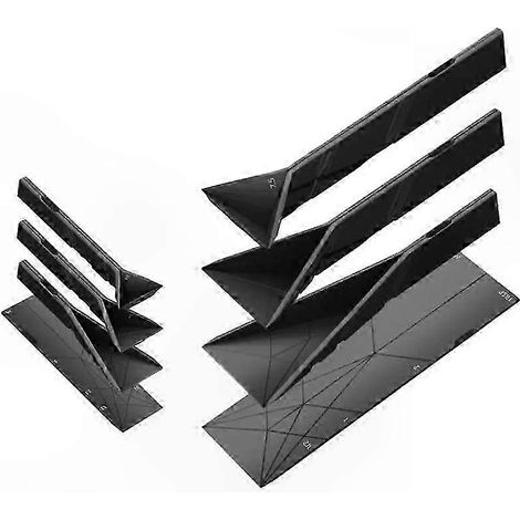 Ensemble de cuillères doseuses 3 en 1 - 2 pièces avec 6 options de taille pour polygones plats (1/5)