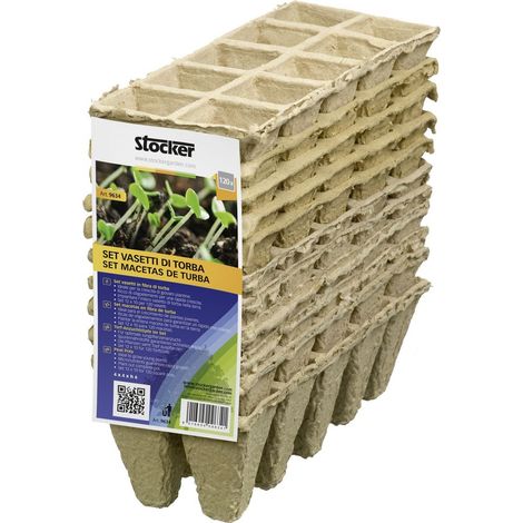 Stocker Set Topf aus Torffaser 22 x 8 x h6 cm