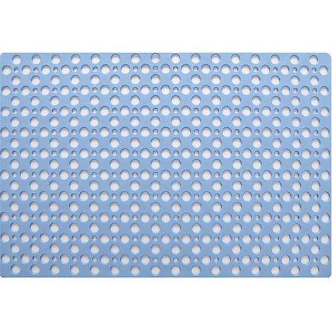 bleu Tapis De Douche Antidrapant Sensible La Peau 40x70cm, Tapis Antidrapant Pour La Douche Sans Bpa Tapis De Bain Rsistant Aux Moisissures (1/5)