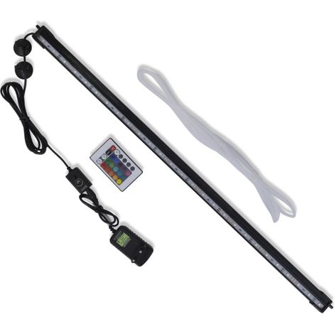 Lampe d'aquarium avec LED RGB et bulles 71 cm (1/5)