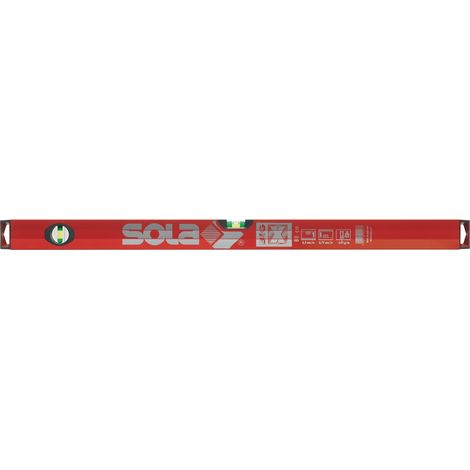 SOLA Wasserwaage BIG X 120cm Alu.rot ± 0,5mm/m - 1373401