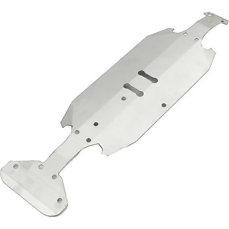 Rutschfeste Edelstahl-Schutzplatte für 1/10 RC-Car-Chassis XV02 (Upgrade für XV02 RC-Car)