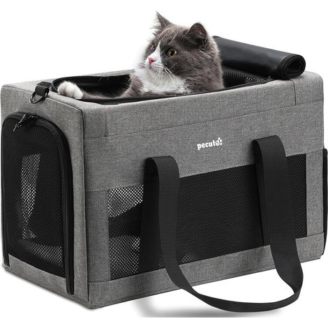 Sac Transport Chat Gris (1/5)
