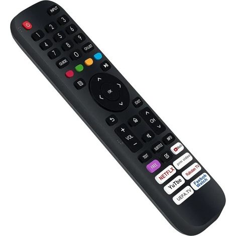 Télécommande Remplacement Compatible Hisense Akai Smart VIDAA TV H32A4BG 32A4HA 40A4HA 40A4BG 32A4EG 40A4EG AKTV3234S (1/5)