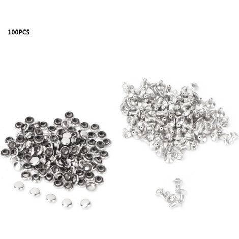 Clous Rivets 6mm à Cristaux pour Décoration de Cuir DIY et Maroquinerie (1/5)