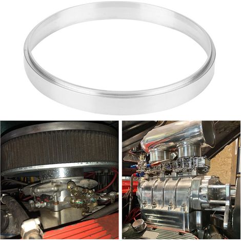 Entretoise de Filtre à Air de Carburateur en Aluminium pour Edelbrock/Holley/Démon/Carter/Rochester avec Ouverture de Carburateur de 5 1/8 Pouces[1/2"] (1/5)