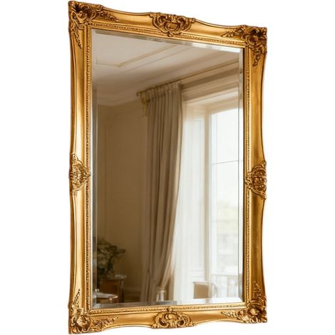 150cm Full-Length Wall & Floor Mirror - L4 x W60 x H150 cm - Gold