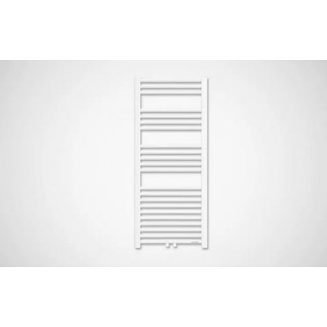 Atlantic – Sèche-serviette eau chaude 0521W – Raccordement central – 600W – Blanc – 833956 (1/5)