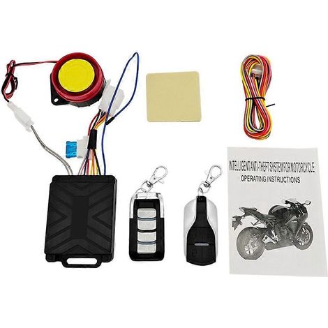 Alarma para bicicleta con sensor de vibración y control remoto, sistema de alarma antirrobo para bicicletas de 125 dB, alarma inalámbrica para motocicletas. (1/5)