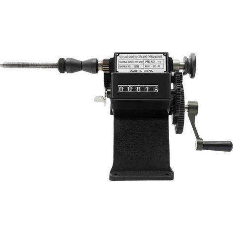 Machine à enrouler des bobines, double usage, fonctionnement manuel, noir (1/2)