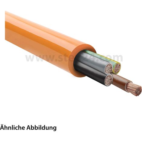 HELU KABEL H07BQ-F 4G6mm² Geräteanschlussleitung AD 14,2mm - 18,1mm Nennspannung Uo/U 450V/750V - 1 Meter