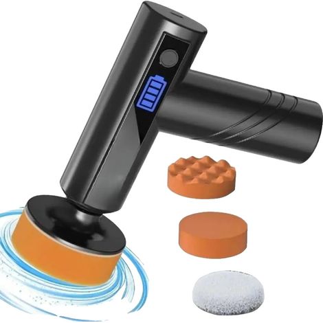 Lucidatrice elettrica senza fili, design leggero, batteria potente, Set A (1/2)