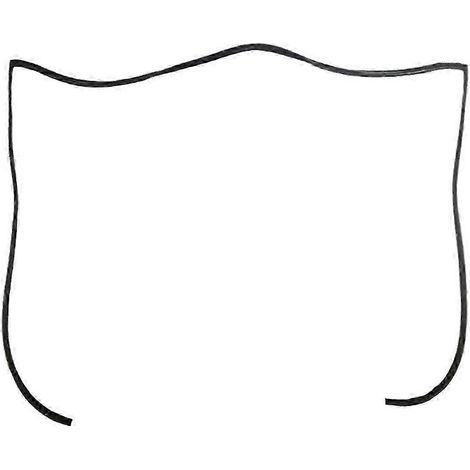 Obere Dichtungsleiste für die Heckscheibe, Teilenummer 51317027916, passend für 5er E60 525i, 530i, 528i (2004–2010) – Perfekter Zustand (1/5)