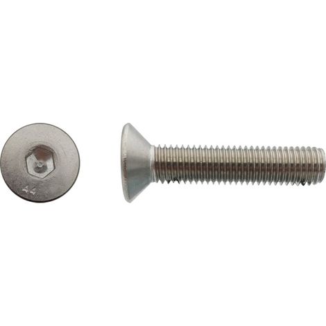 Vis tête fraisée six pans creux (FHC) DIN 7991 Inox A4 - 4 x 8 mm - BIVI
