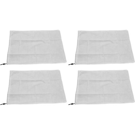 Lot de 4 housses de protection hivernales réutilisables avec cordon de serrage pour plantes d'extérieur (1/5)