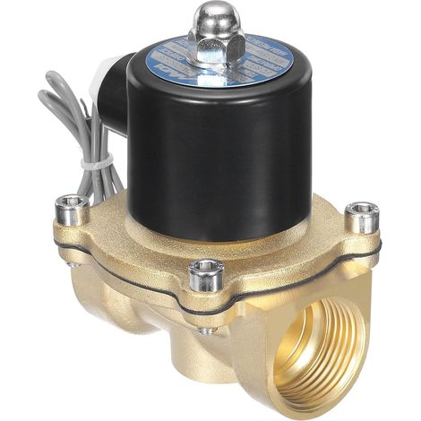 Electrovanne Électrique en Laiton 1" Npt 24V Dc pour Eau Gaz (1/5)