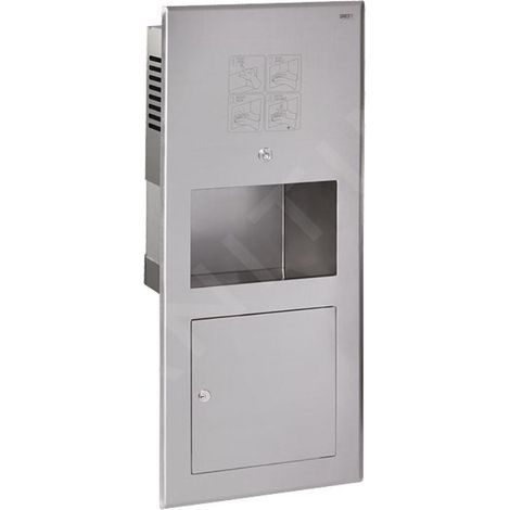 Sanela - Lavabo multifonctionnel en inox, montage avant, antivandalisme, mat SLUN 70P (1/2)