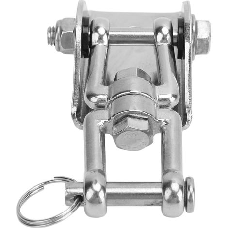 Crochet de suspension pivotant à 360° en acier inoxydable pour hamac, chaise ou sac de frappe, utilisable en intérieur et en extérieur. (1/5)