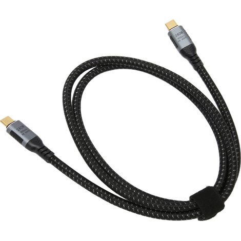 USB-C 4.0 Gen 3 40 Gbit/s 240 W Kabel – Schnellladen und Highspeed-Datenübertragung für Laptops, Tablets, 8K 60Hz Displays, 20 cm