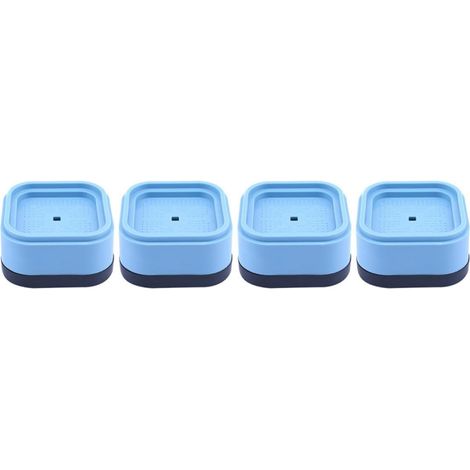 Patins antidérapants pour meubles lot de 4, en TPR PP bleu (1/5)