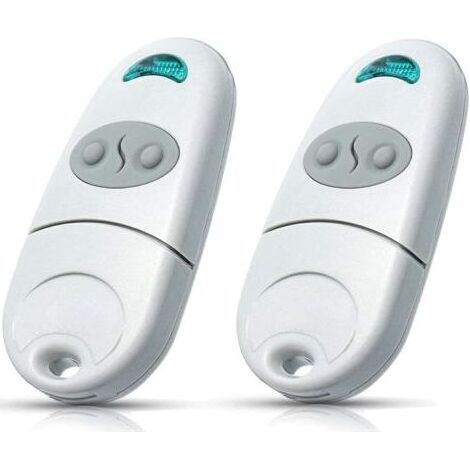 Lot de 2 émetteurs portatifs pour porte de garage - 2 télécommandes portatives 433NA - Compatibles avec de porte et de garage Top432NA/432/432EE/432A /432M/432S T432/CAME 432,433.92MHz (1/4)