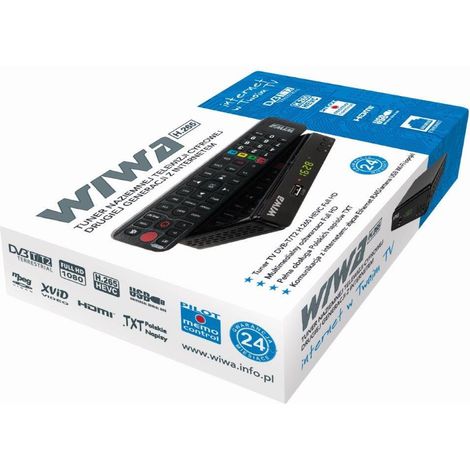 Tuner WIWA DVB-T/T2 H.265 (1/5)