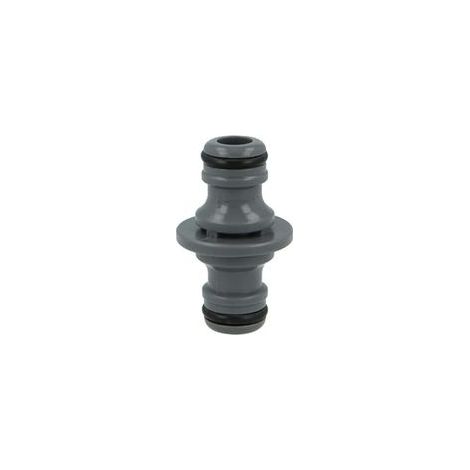 Raccord Rapide Tuyau Arrosage 3,5cm Connecteur Femelle Plastique ABS Gris Jointure Facile Étanche pour Raccorder Deux Tuyaux (1/4)