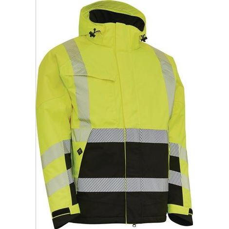 Veste d'hiver de signalisation VISIBLE XTREME, taille XL, jaune-orange/noir (1/2)