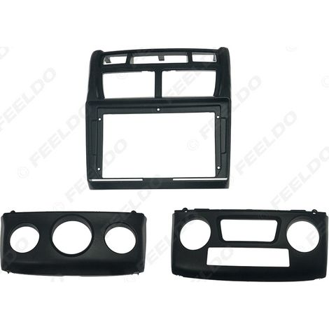 Compatible avec Kia Sportage 2005-2009 : cadre de navigation grand écran Android, support de panneau audio, cadre polyvalent de 9 pouces