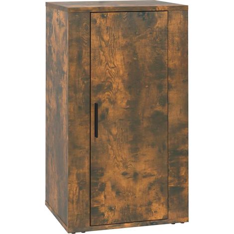 Maison Exclusive - Aparador madera contrachapada color roble ahum (1/5)