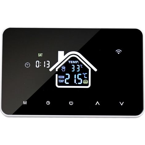 Fußbodenheizungsthermostat 16A mit 4,3-Zoll-Touchscreen, hoher Genauigkeit, Temperaturregler für Zuhause, 230 V AC, WLAN-Version (1/5)
