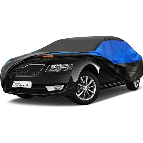 Bâche Voiture Exterieur Respirante, Compatible avec Octavia(1996-2024) Housse de Protection Voiture Extérieur, Toutes Saisons Peuvent Tout Gérer Contre Pluie Soleil Poussière.,Taille pour Octavia(1996 (1/5)