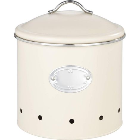 Wenko Scatola Retrò Beige 4 Litri Metallizzato