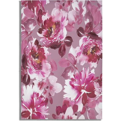 Toile Imprimée Déco "Optic" 80x120cm Rose (1/5)