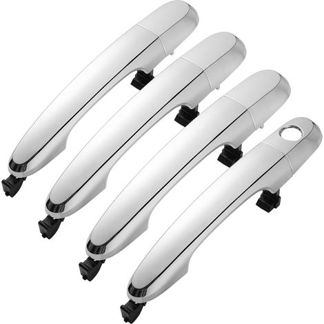 4-teiliges Außentürgriff-Set für Kia Sorento 2011 2012 2013 2014 2015, vorne und hinten links und rechts, ersetzt 82651-2P010 82652-2P030, Chrom (1/5)