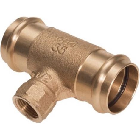 Raccord B-PRESS à sertir et à visser té FFF - Diamètre: 22 - 1/2'' - 22