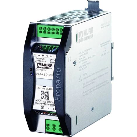 [NEUWERTIG] B-Ware Murr Elektronik Emparro Hutschienen Netzteil Schaltnetzteil Din Rail Einstellbar
