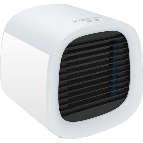 Rafraichisseur d’Air Humidificateur Personnel à Évaporation Ventilateur Portable Silencieux pour Maison, Bureau, Voyage Connectique USB et Lumière LED Intégrée Blanc (1/5)
