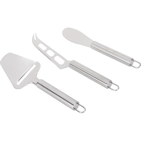3 Pièces Couteau à Fromage Inox Acier Inoxydable Gratte-Beurre Ustensiles Cuisine Gadgets (1/5)