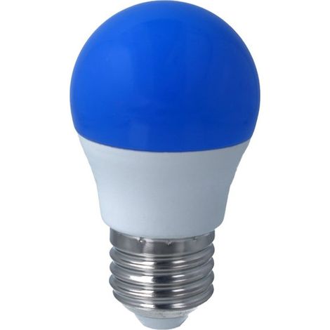 Lampada A Led E27 G45 4W 220V, 5 Colori Disponibili (Blu)