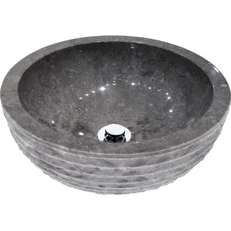 MOSAVIT RONDA Lavabo Sobre Encimera De Piedra Gris - ref: MSV-RONDAG